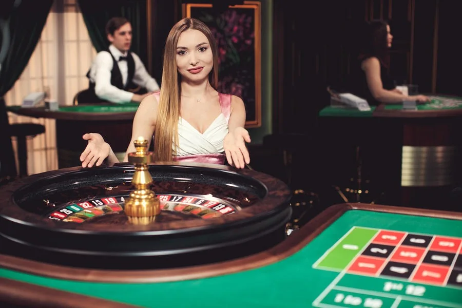 Suasana meja kasino live untuk sesi mobile Y200M