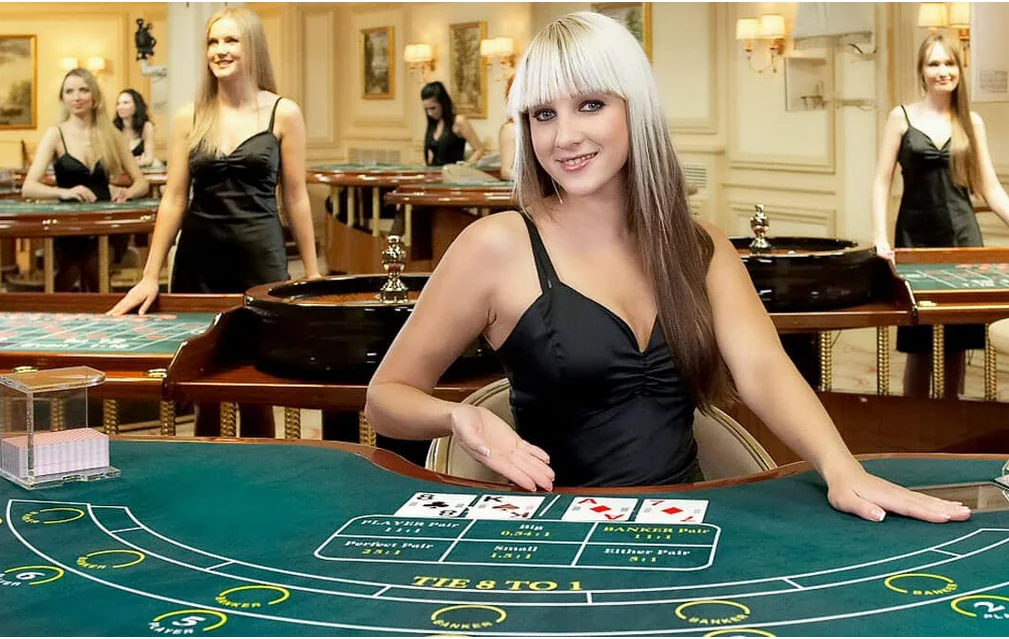 Antarmuka mobile untuk memilih meja kasino live